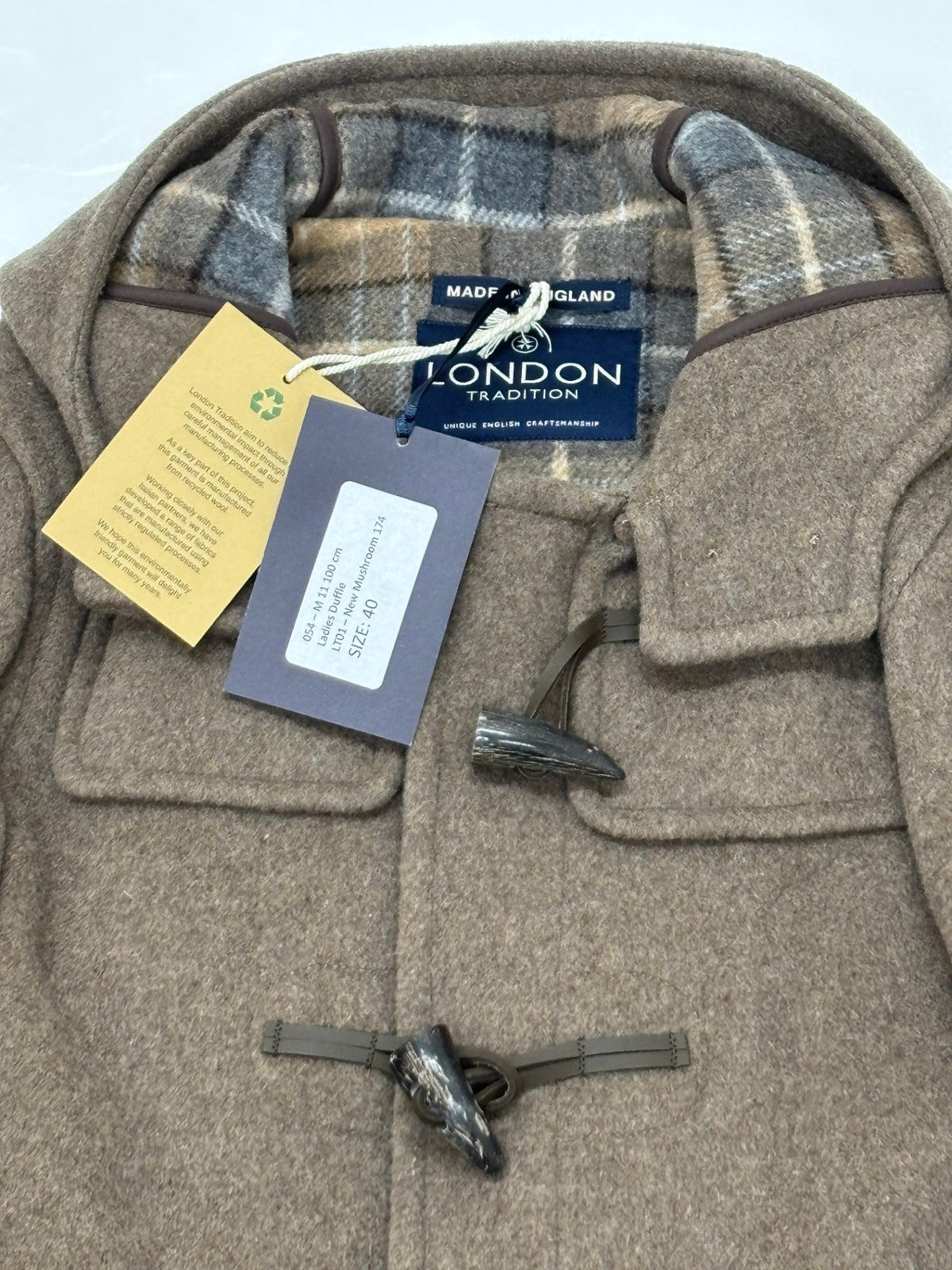 ※送料無料※ LONDON TRADITION ロンドントラディション レディース ダッフルコート M11 LT01 サイズ40 タグ付き 囗G