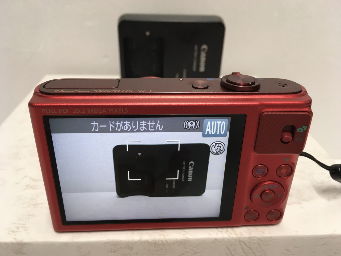 ※送料無料※ Canon Power Shot SX620 HS コンパクトデジタルカメラ レッド ジャンク品 囗G