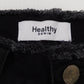タグ付！Healthy DENIM ヘルシーデニム テーパードデニム H. Salt Black Fringe H59352803bkf size:24囗T巛