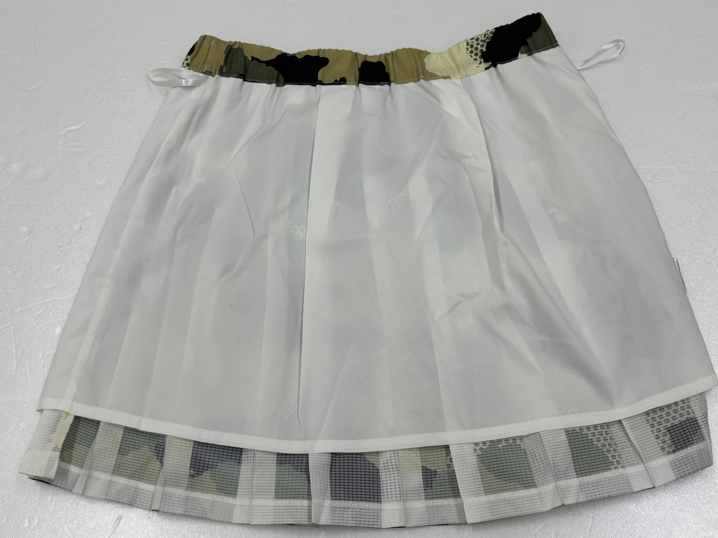 ※送料無料※ PEARLY GATES パーリーゲイツ レディース ミニスカート プリーツスカート カモフラ柄 表記サイズ1 古着 囗G