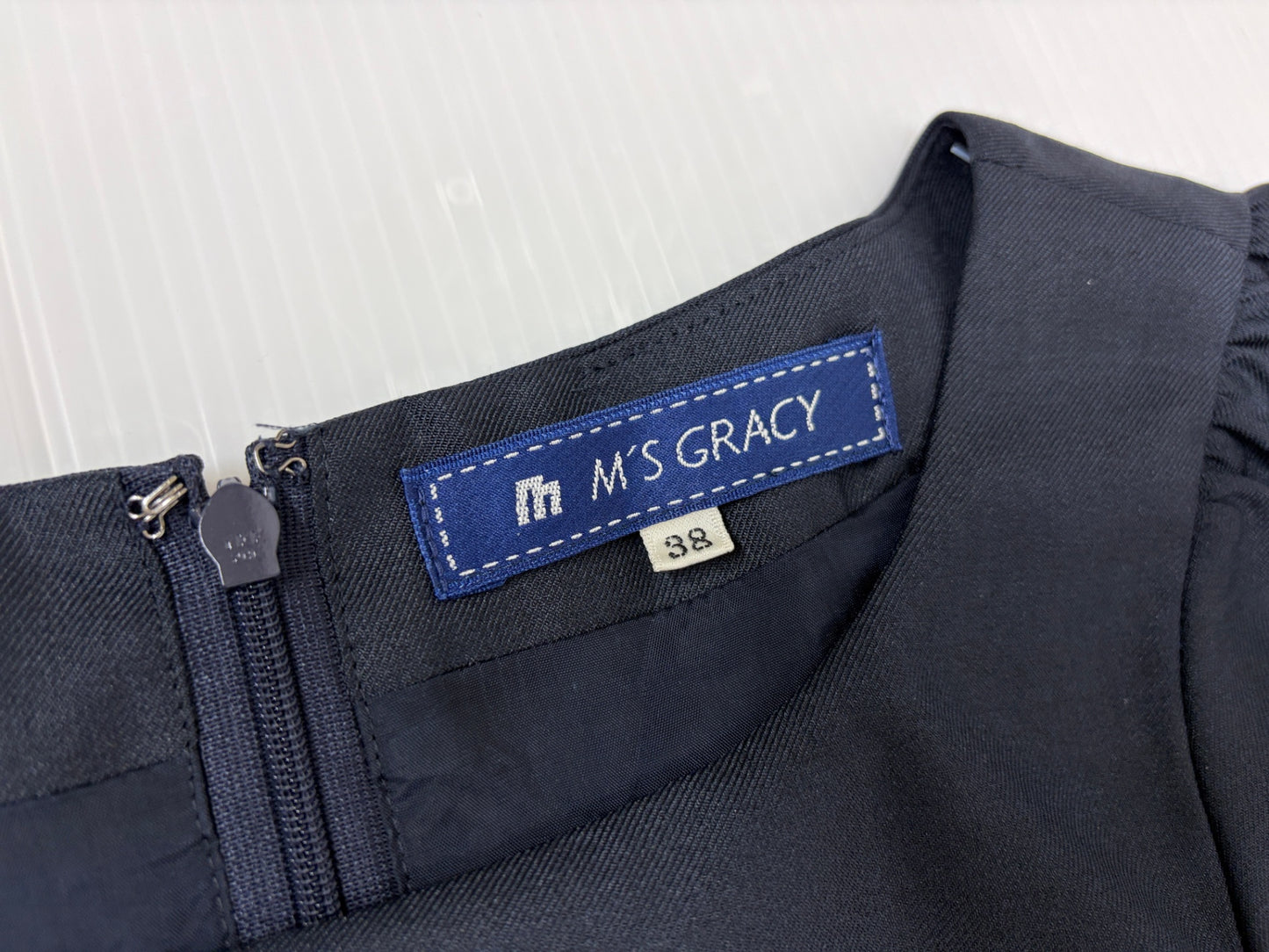 エムズグレイシー フリル ワンピース サイズ38 M'S GRACY