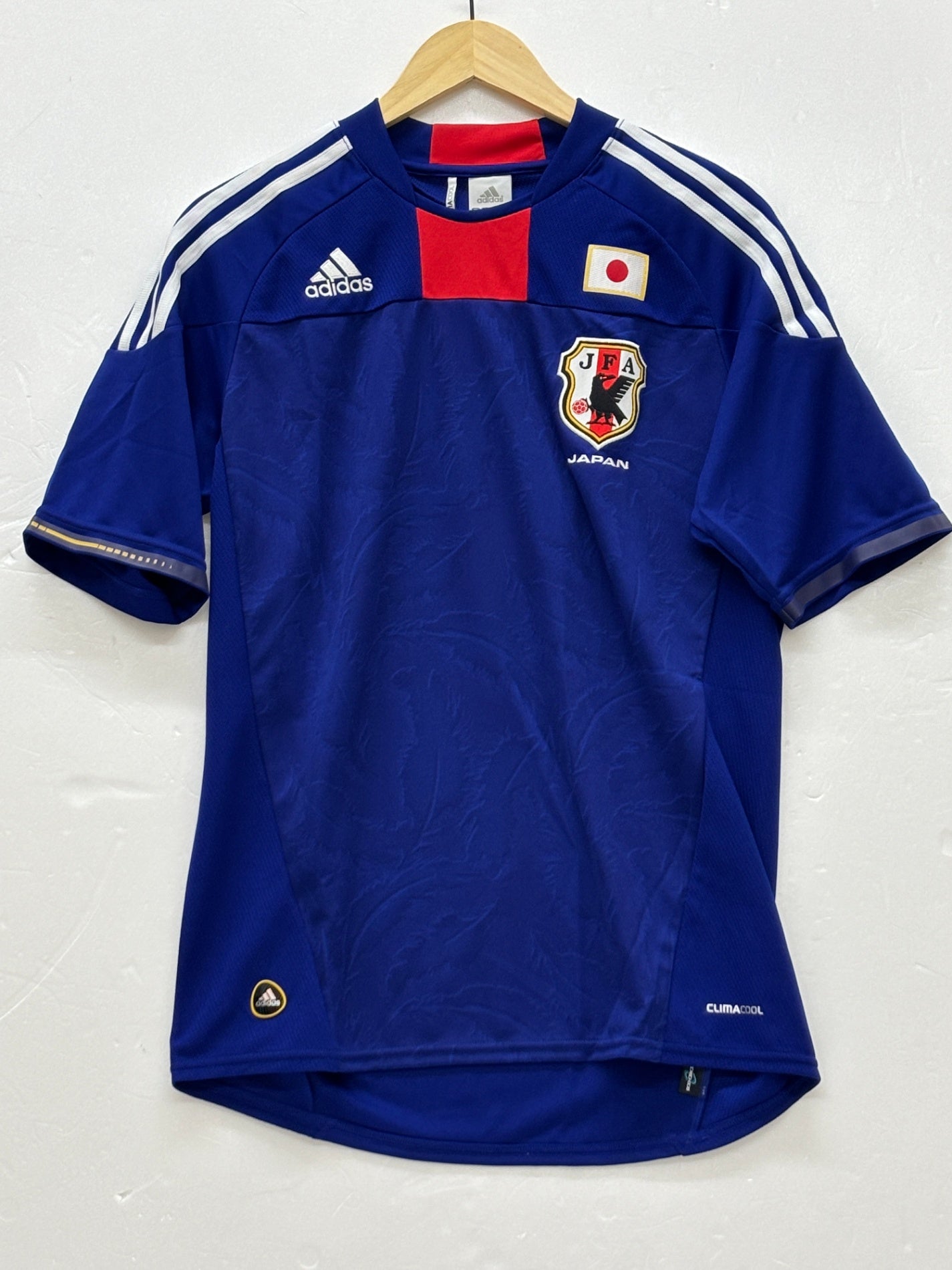 ※送料無料※ adidas 2010/11 サッカー 日本代表 公式 ホームレプリカ 半袖 ユニフォーム サイズL タグ付き 囗G