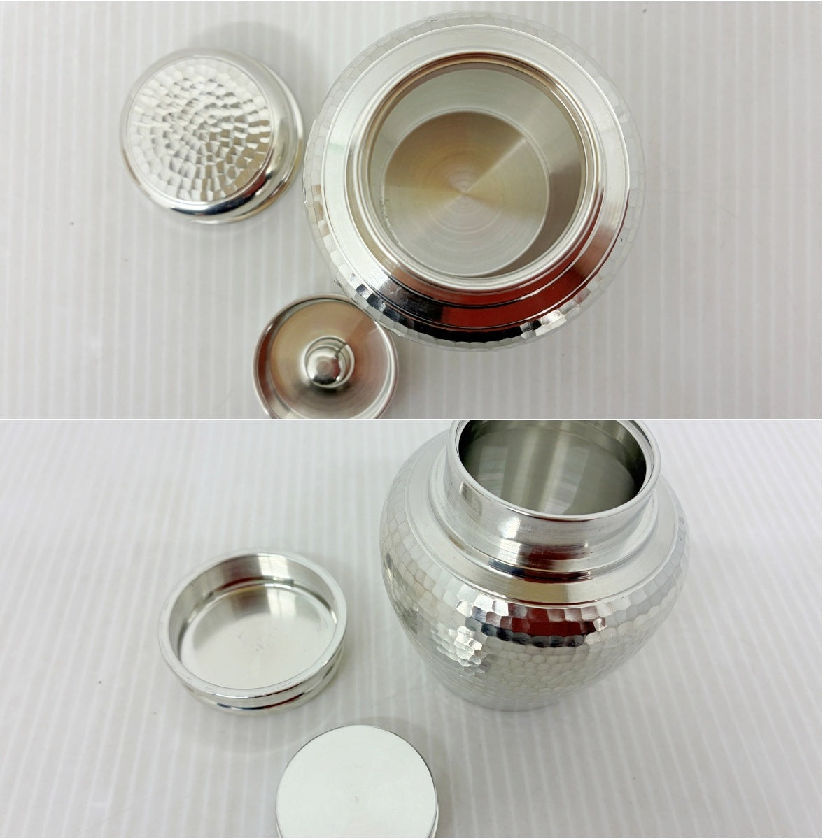 錫半 錫製茶壷 木箱入り