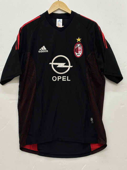 ※送料無料※ adidas ACミラン 2002/03 サードユニフォーム 万国旗タグ サッカー レプリカ 半袖 タグ付き 囗G