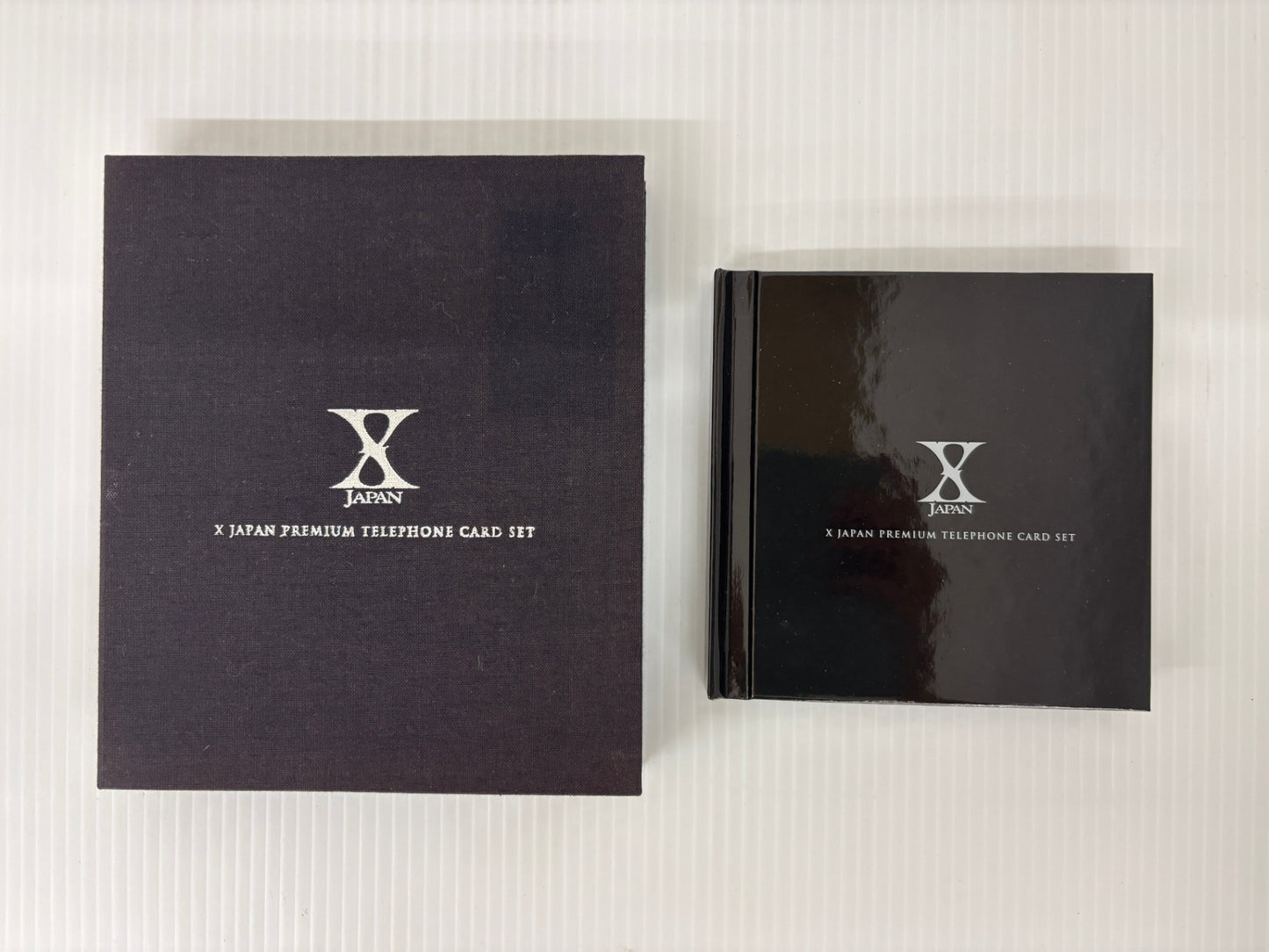 【未使用】X JAPAN PREMIUM TELEPHONE CARD SET テレカ15枚 BOX付 YOSHIKI hide TOSHI 完品