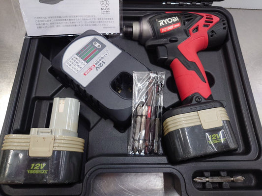 京セラ　リョービ　１２Ｖ充電式インパクトドライバー　BID-1250　動作品　囗T巛
