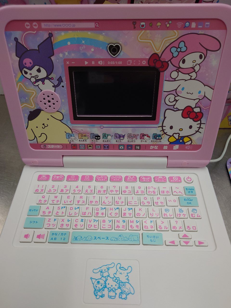 セガトイズ　サンリオキャラクターズパソコン　335225　中古品　囗T巛