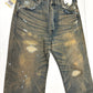 リーバイス LVC 27501-0004 デニムパンツ ジーンズ ダメージ リペア加工 W36 日本製 Levi's Vintage Clothing