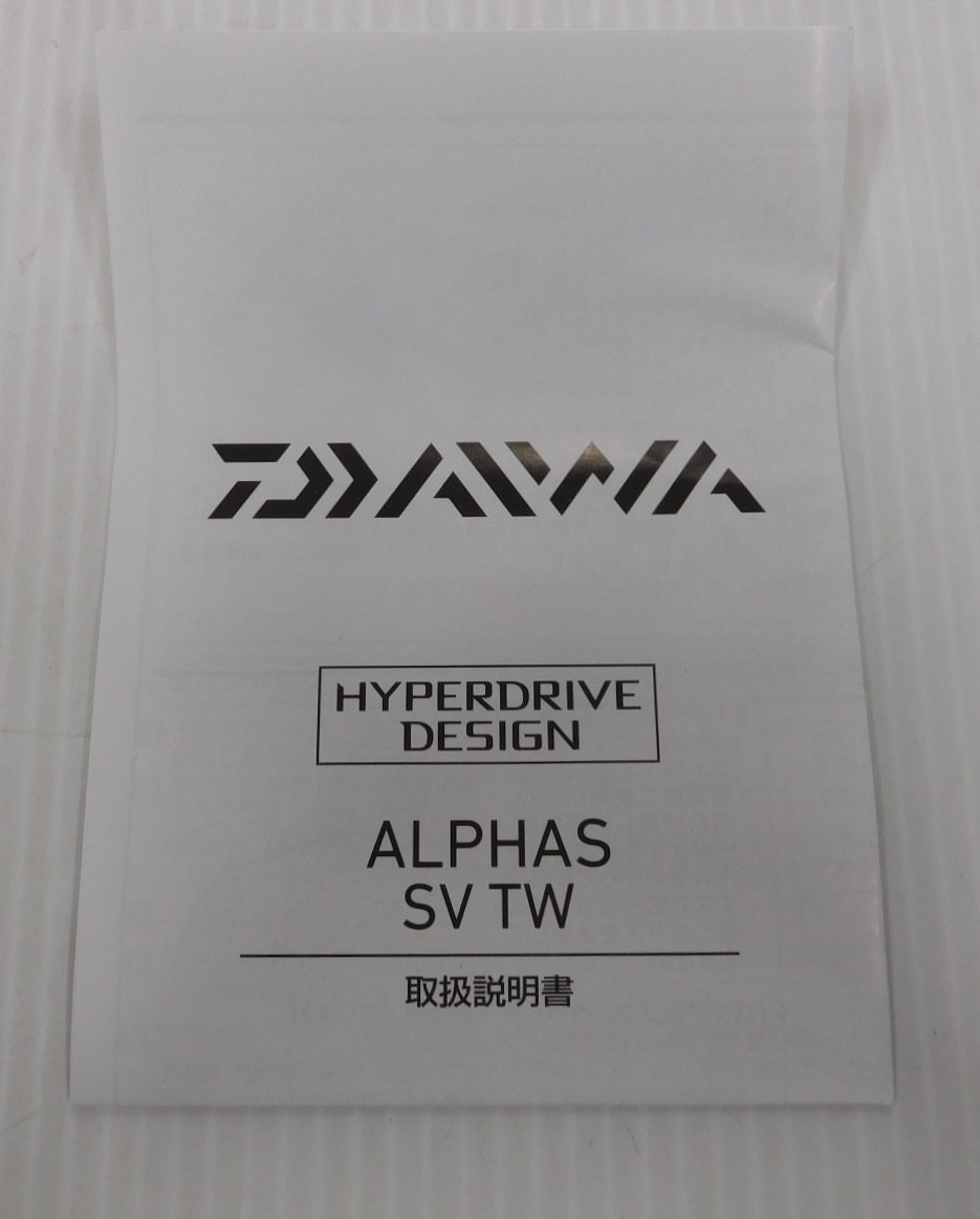 Daiwa ダイワ 21 ALPHAS SV TW 800S-XHL  ベイトリール バスリール 左巻き 中古囗T巛