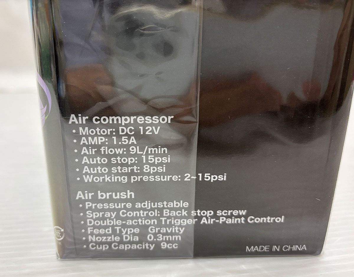 未開封品 aurochs AERO CROSS AUQCM-21 エアコンプレッサー＆エアブラシ