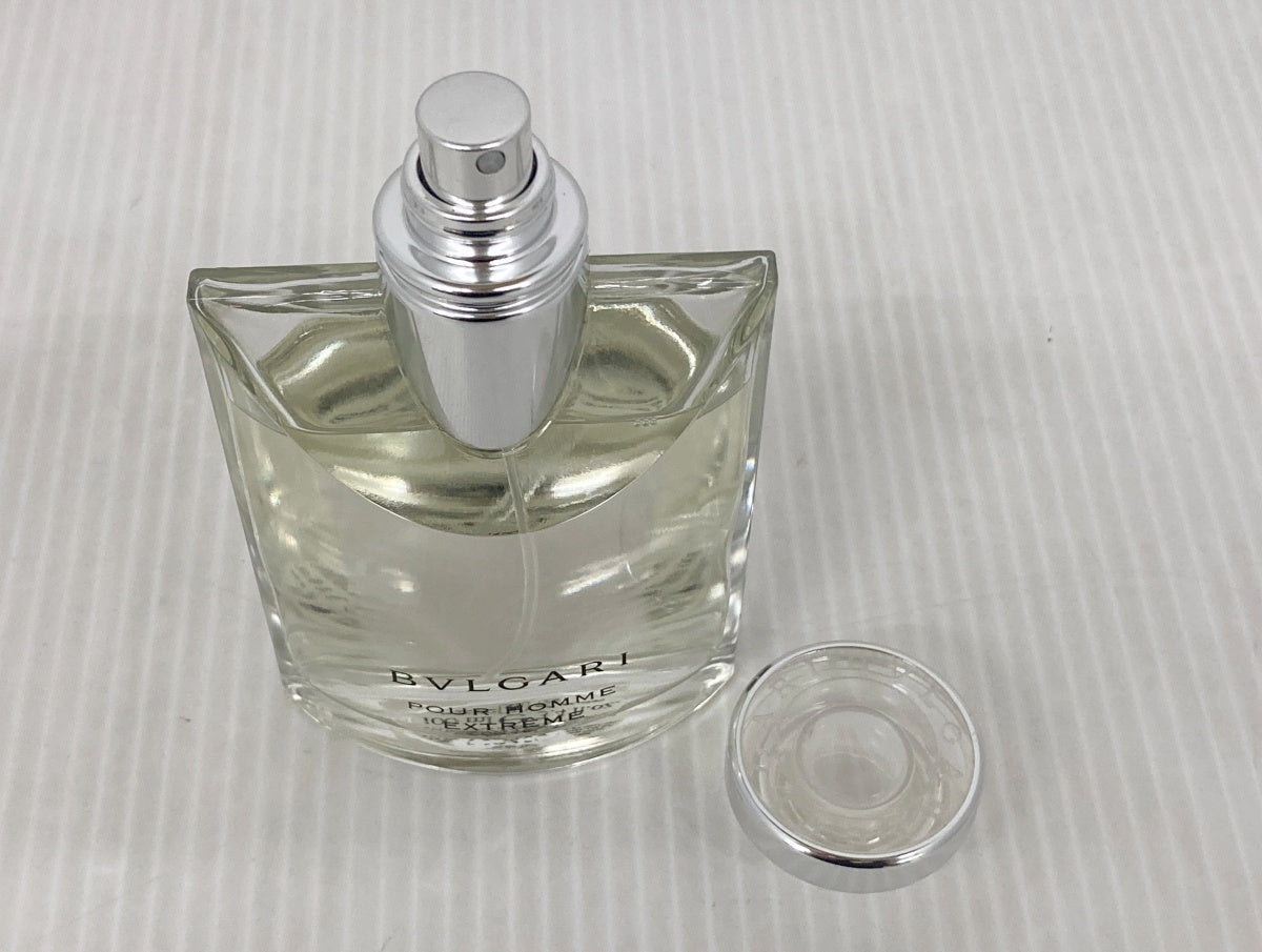 BVLGARI プールオム エクストレーム オーデトワレ スプレー 100ml 中古品 残量8割程度