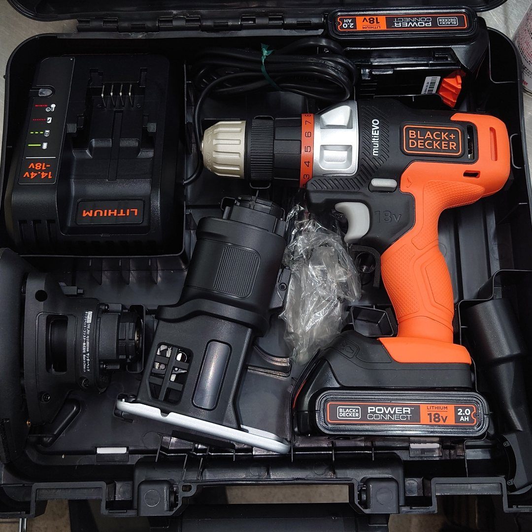 BLACK+DECKER　ブラックアンドデッカー　マルチエボベーシック＋丸ノコヘッド　EVO185B1　囗T巛