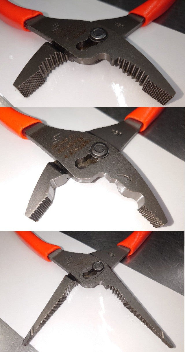 スナップオン　snap-on　スリップジョイントプライヤーセット　PL347ACFO(Orange)　囗T巛