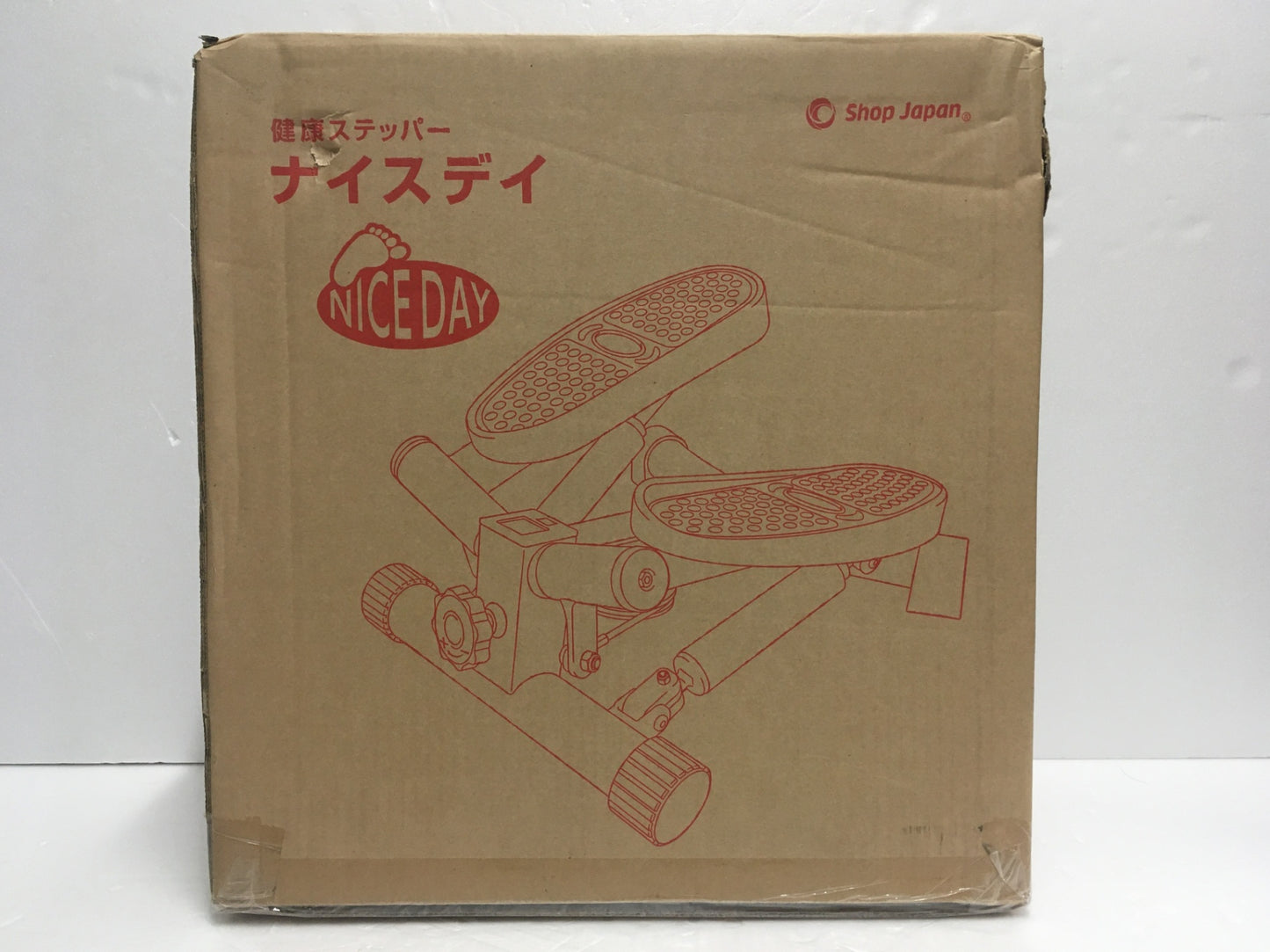 ※送料無料※ ショップジャパン 健康ステッパー ナイスデイ レッド FN006029 未開封 囗G