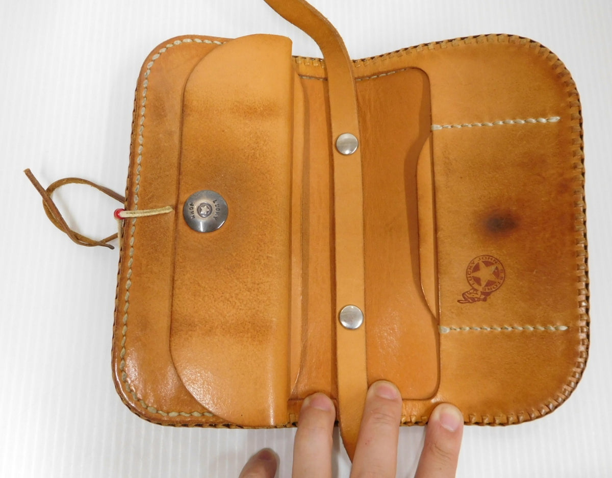 LUCKY JOHN ラッキージョン ラグ ウォレット 長財布 中古囗T巛