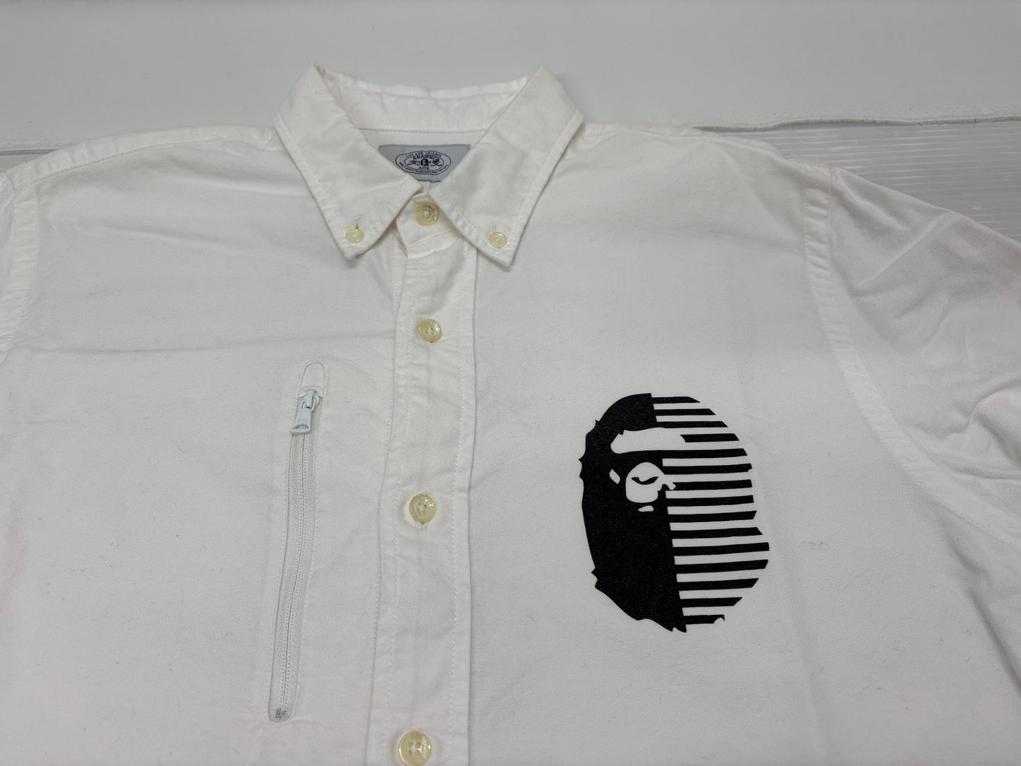 アベイシングエイプ コットン 長袖 シャツ サイズM　A BATHING APE