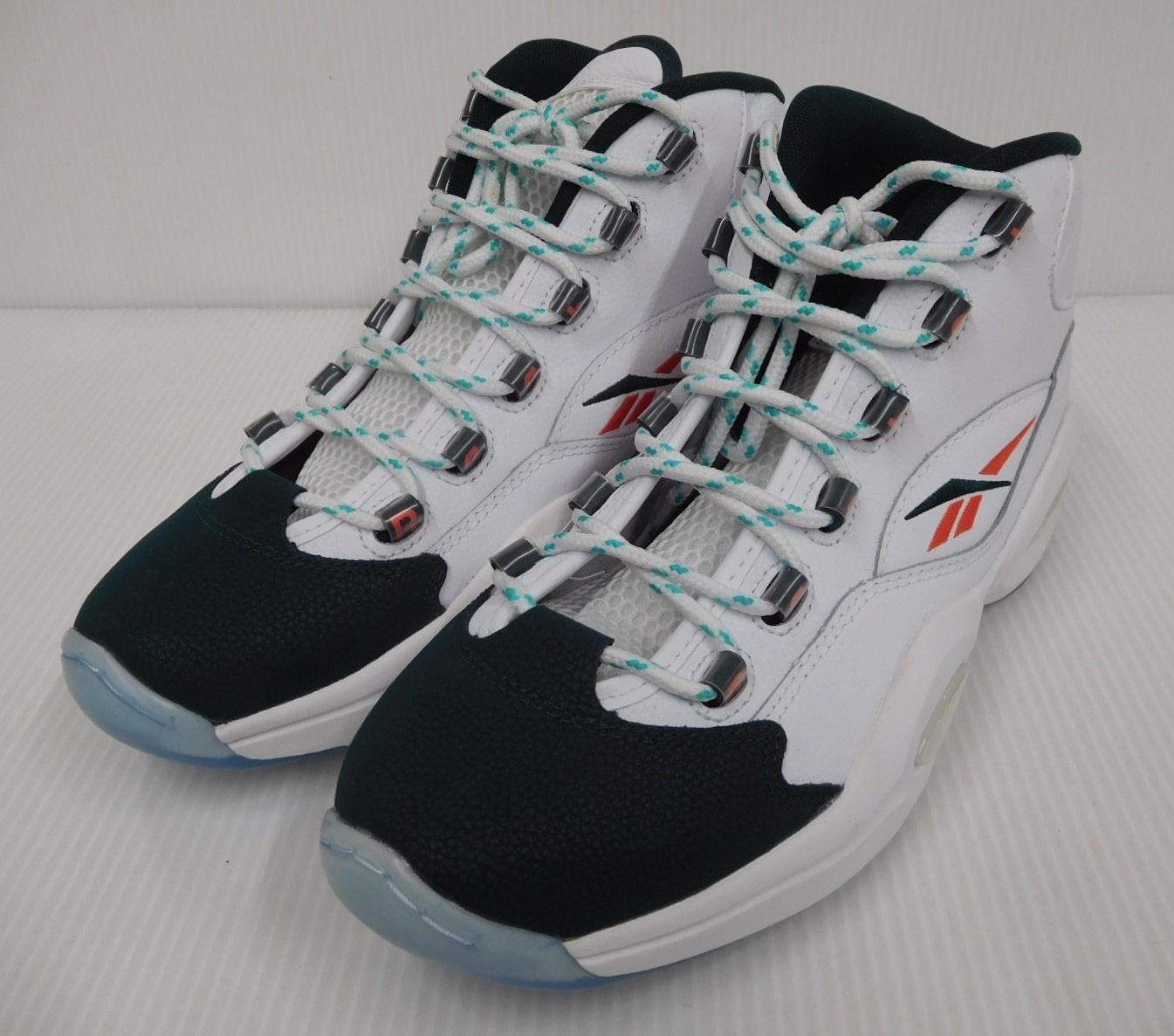 Reebok リーボック QUESTION MID クエスチョンミッド GW8857 ホワイト グリーン size:28cm囗T巛