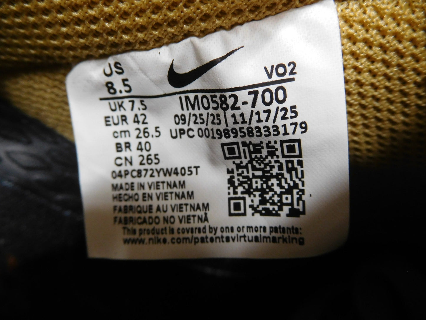 NIKE ナイキ KOBE BRYANT コービーブライアント AIR FORCE 1 LOW PROTRO エアフォースワン ロー IM0582-700  ベージュ size:26.5cm囗T巛