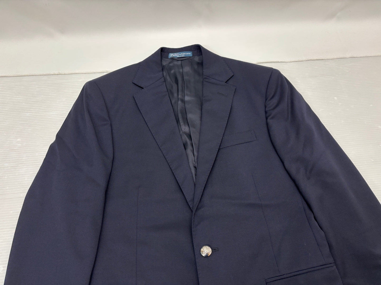 ラルフローレン 銀ボタン テーラードジャケット イタリア製 ブレザー　サイズ36 POLO RALPH LAUREN