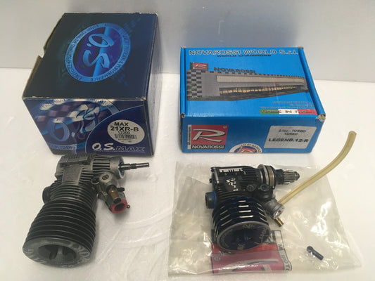 ※送料無料※ ラジコン用エンジン 小川精機 MAX-21XR-B ノバロッシ LEGEND.12-R 2点セット未チェック ジャンク品 囗G