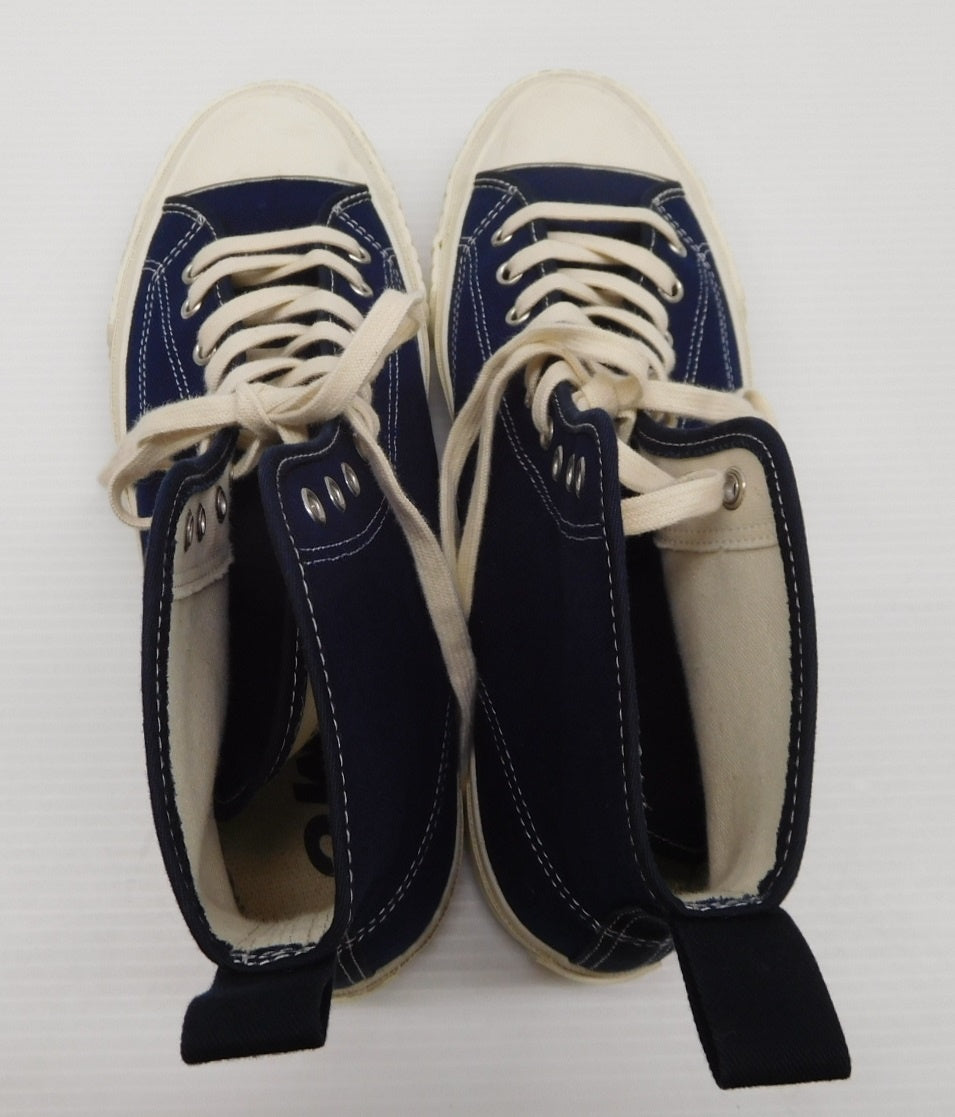 YMC moonster ムーンスター ハイバスケット スニーカー インディゴ 中古 size:26cm囗T巛