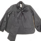 Max Mara シルク混 ボウタイブラウス 23111103316 ブラック size:38囗T巛