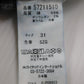 タグ付！YANUK ヤヌーク 藤原裕 VINCENT Ⅱ デニムパンツ 57211510 ワンウォッシュ インディゴ size:31囗T巛