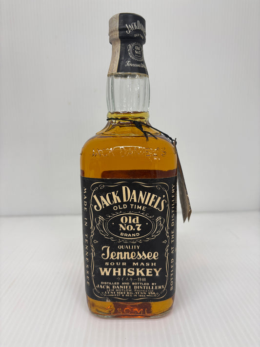 レア 古酒 ジャックダニエル 特級 45% 750ml OLD No.7 サントリー時代 黒ラベル 冊子付