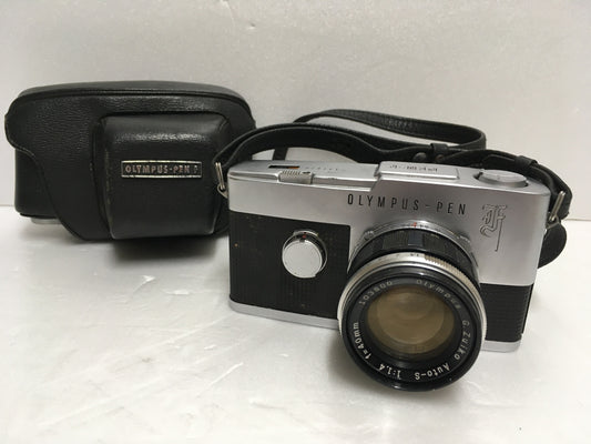※送料無料※ OLYMPUS PEN-F G.Zuiko Auto-S 1：1.4 f＝40mm 未チェック ジャンク品 囗G