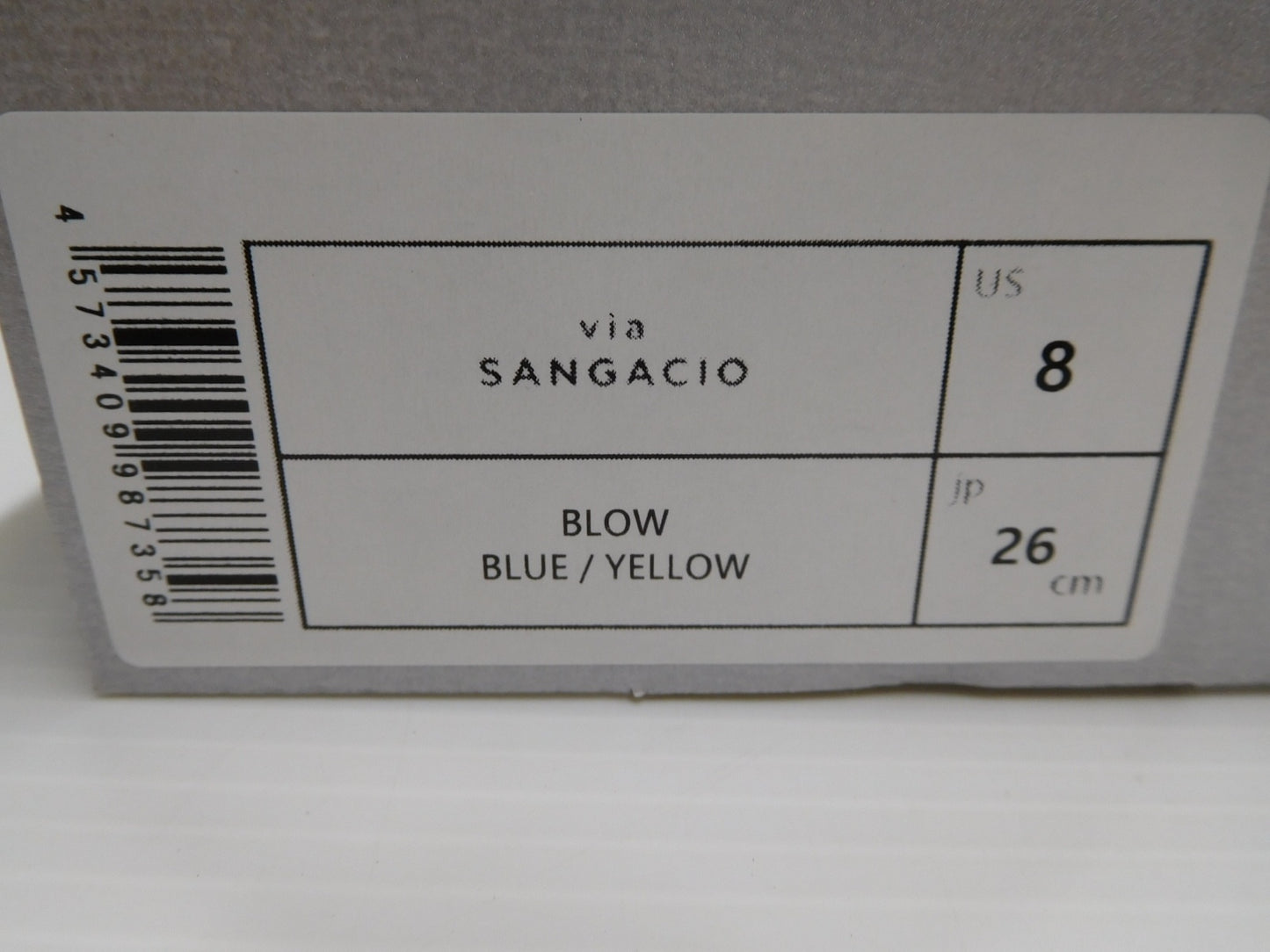 SANGACUO スニーカー BLOW BLUE/YELLOW 26ｃｍ 囗T巛