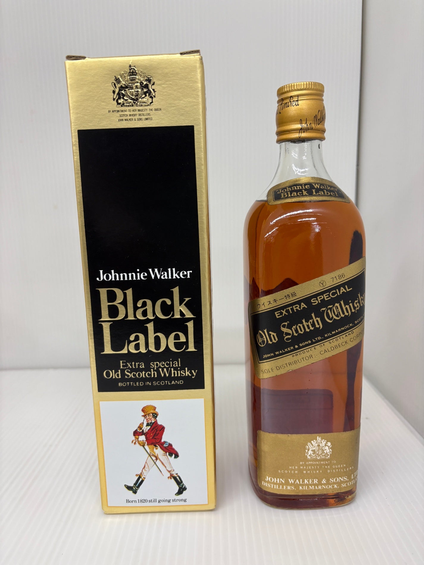 古酒 ジョニーウォーカー 黒ラベル 特級 760ml 金キャップ コールドベック