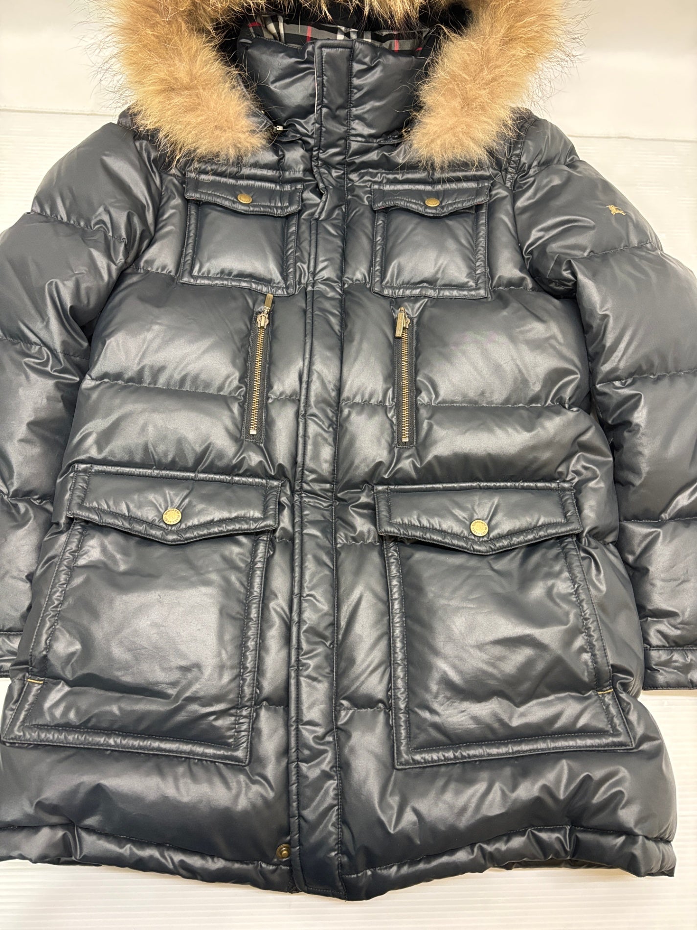 バーバリー ブラックレーベル ダウンジャケット サイズM BURBERRY BLACK LABEL