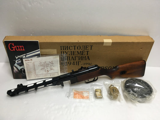 ※送料無料※ HUDSON ハドソン PPSH41 ペペーシャ 金属製モデルガン SMG刻印 未発火 長期保管 ジャンク品 囗G