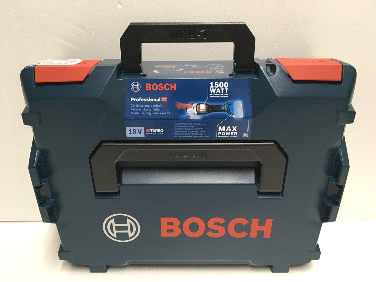 ※送料無料※ BOSCH X-LOCK コードレスディスクグラインダー GWX18V-15SC5J 先端工具付き特別セット 未使用相当 囗G