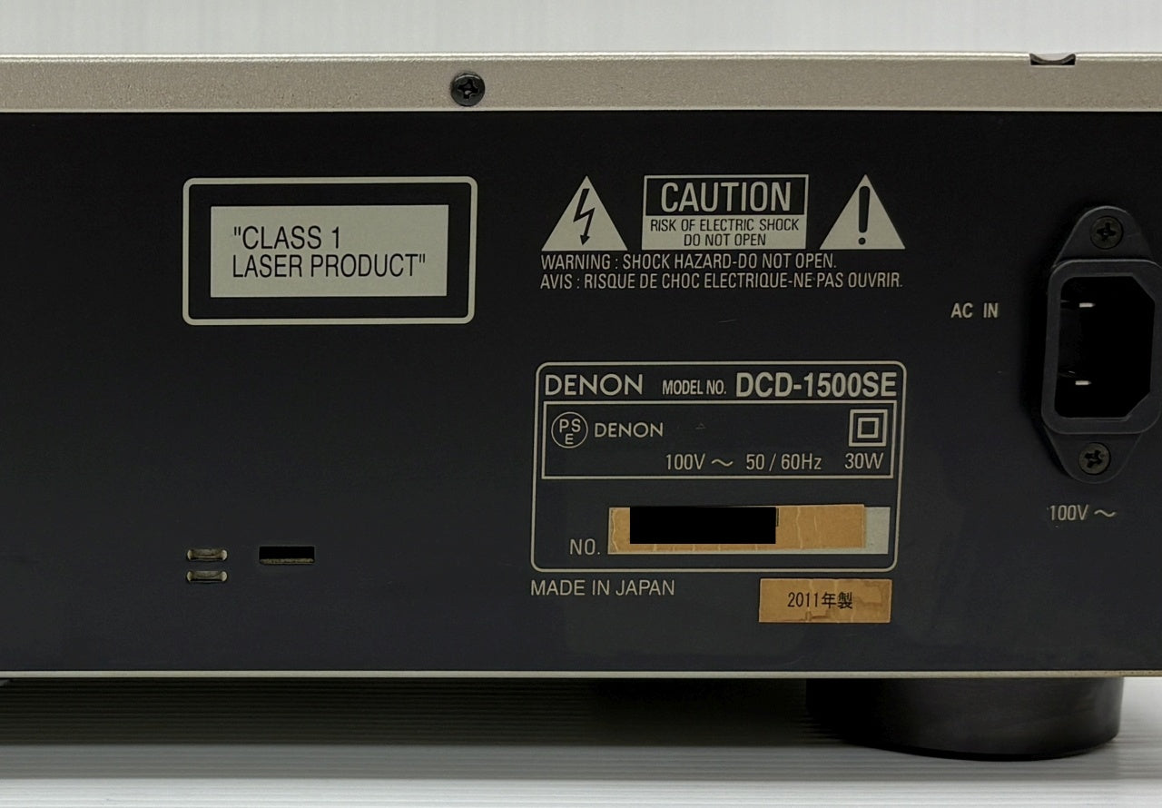 送料無料 ジャンク品 デノン CD／SACDプレーヤー DCD-1500SE囗T巛