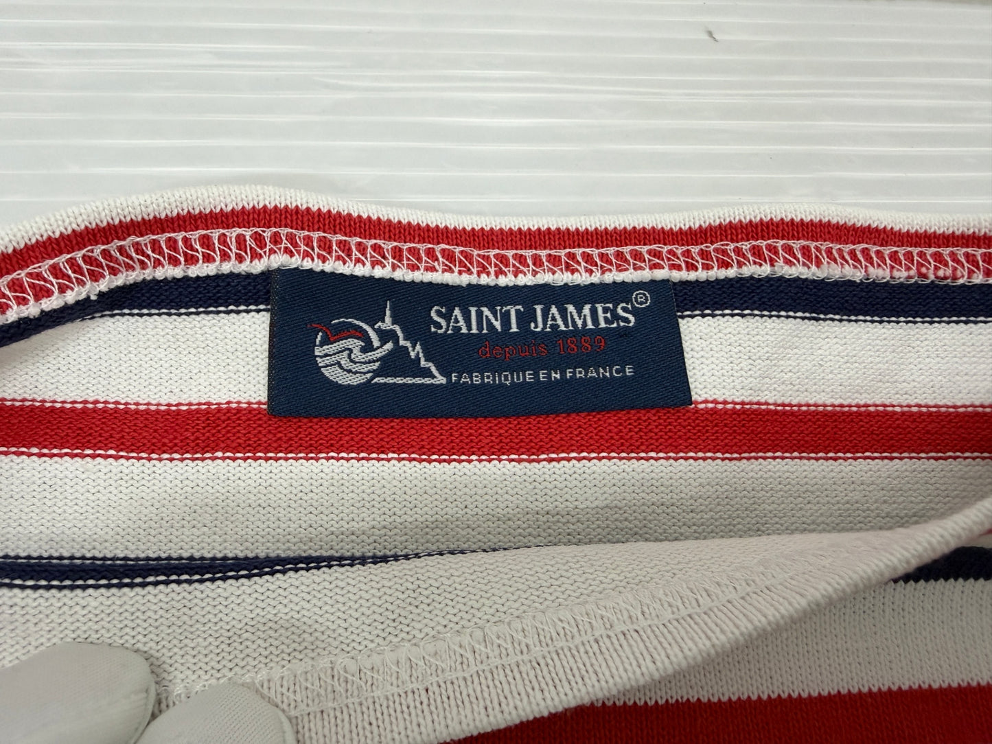 セントジェームス ウェッソン ボーダー シャツ サイズ4 ロンT SAINT JAMES