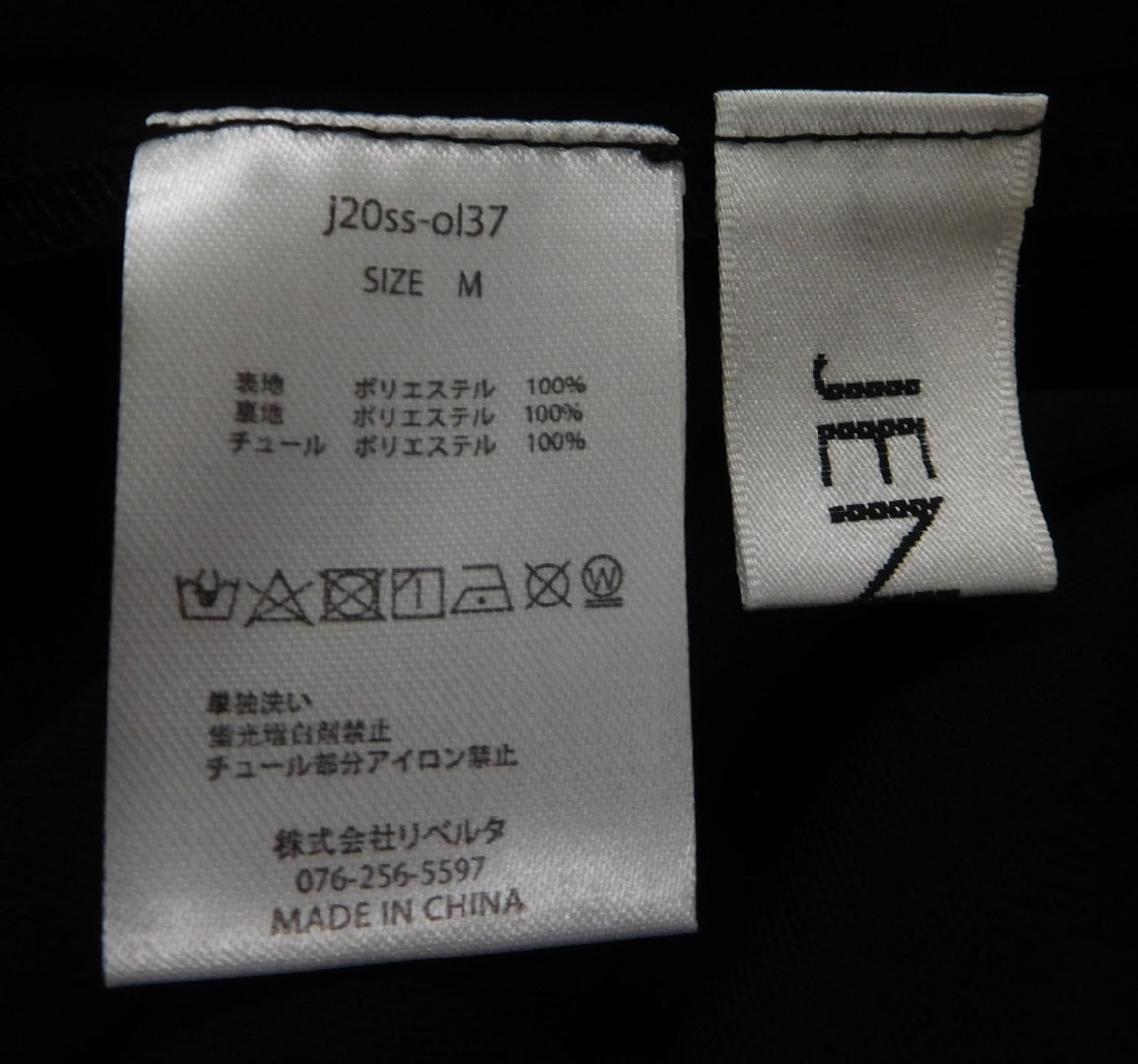 JENNE ビットチュールフレンチ オールインワン j20ss-ol37 ブラック size:M囗T巛