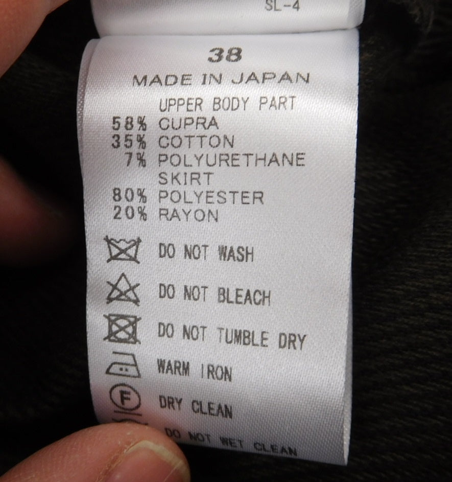 タグ付！SALT+ JAPAN ワンピース 422302 ベージュ 日本製 size:38囗T巛