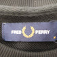 FRED PERRY エンブロイデット スウェット M2644 表記サイズM ブラック囗T巛