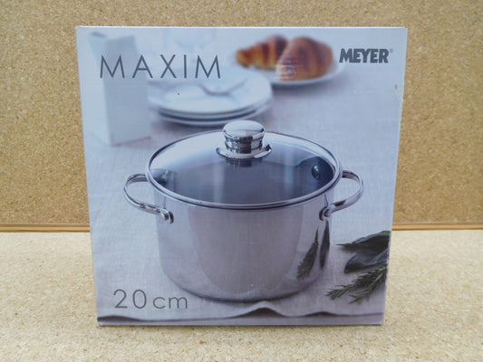 送料無料 MEYER MAXIM 両手鍋２０ｃｍ 囗T巛