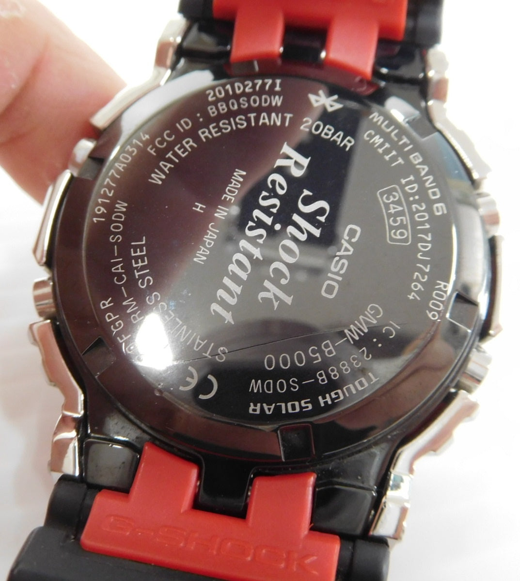 CASIO カシオ G-SHOCK GMW-B5000 マルチバンド6 タフソーラー ブルートゥース 本体のみ 中古囗T巛