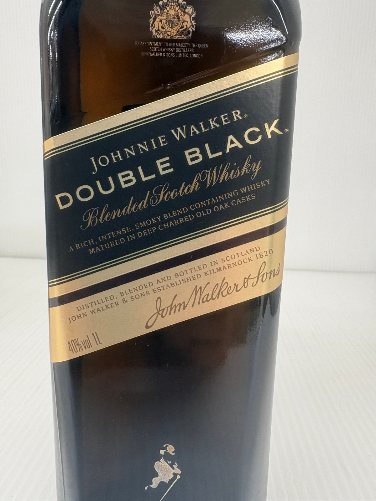 〖未開栓〗ジョニーウォーカー ダブルブラック 1L 40% 箱付 JOHNNIE WALKER DOUBLE BLACK