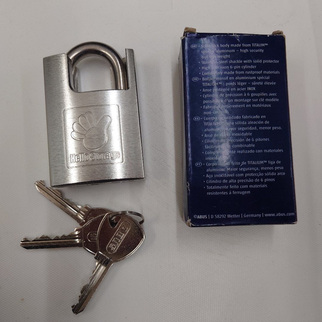 ABUS　アブスロック　安全用南京錠　80CSTI/50　美品　囗T巛