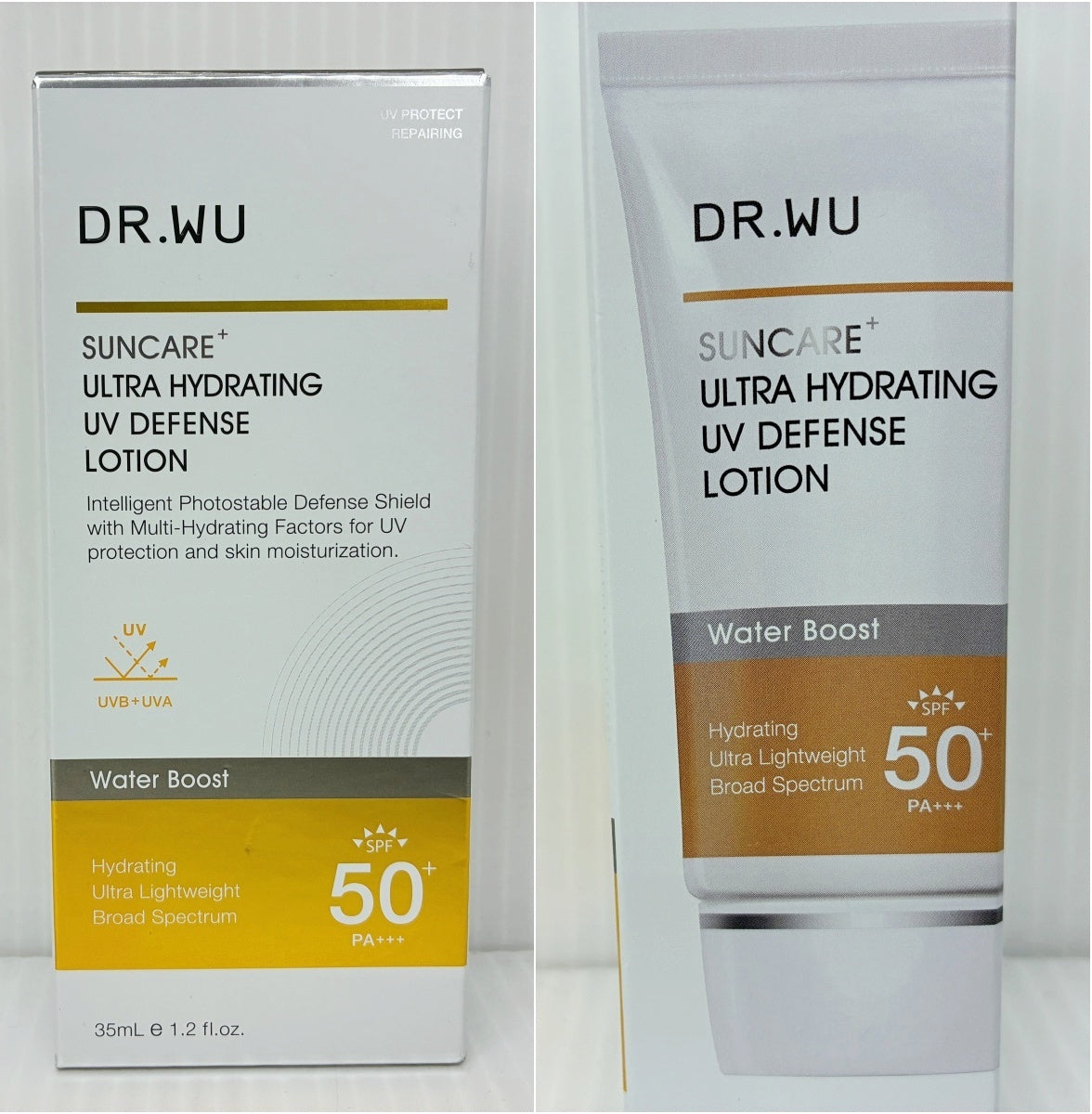 SUNCARE DR.WU サンスクリーン＋モイスト (日焼け止め乳液) 35ml×3