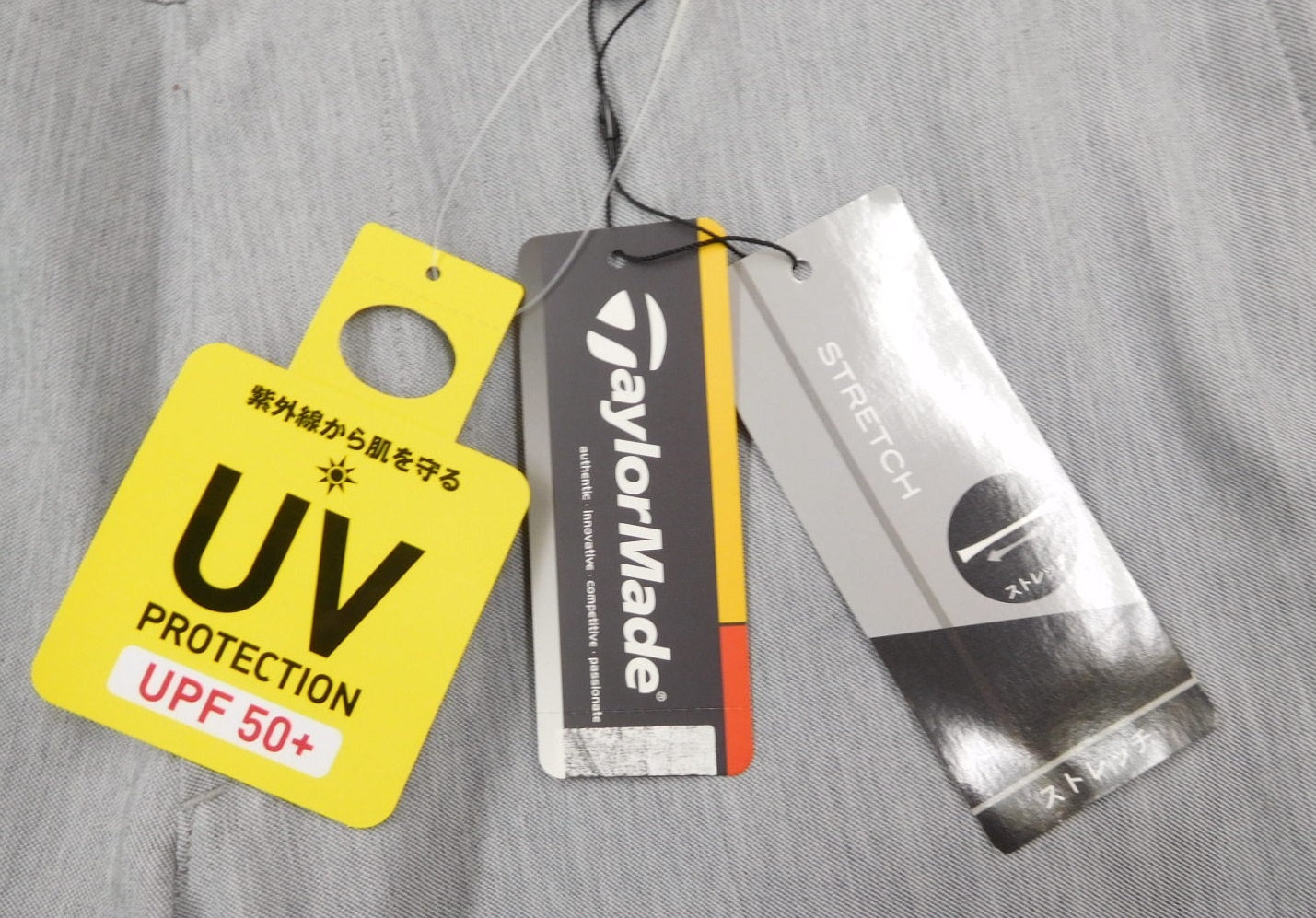 Taylor Made テーラーメイド コットンパンツ グレー メンズゴルフウェア size:W79囗T巛