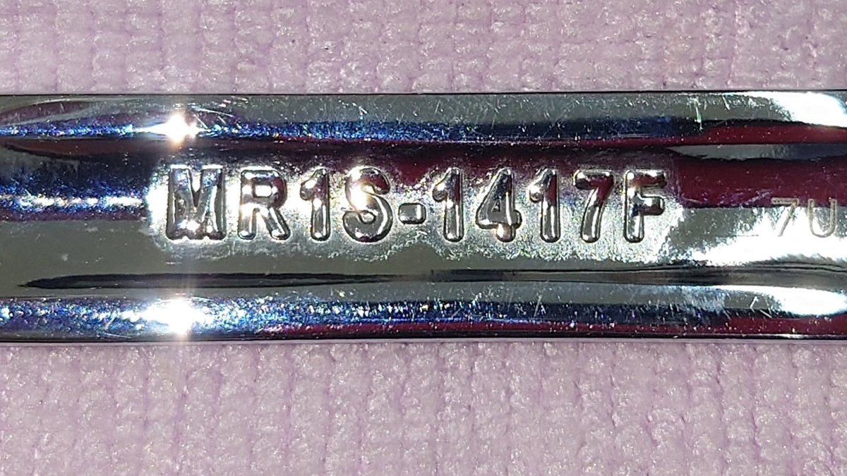 KTC　京都機械工具　ショートラチェットめがねレンチ両頭首振り　MR1S-1417F　囗T巛