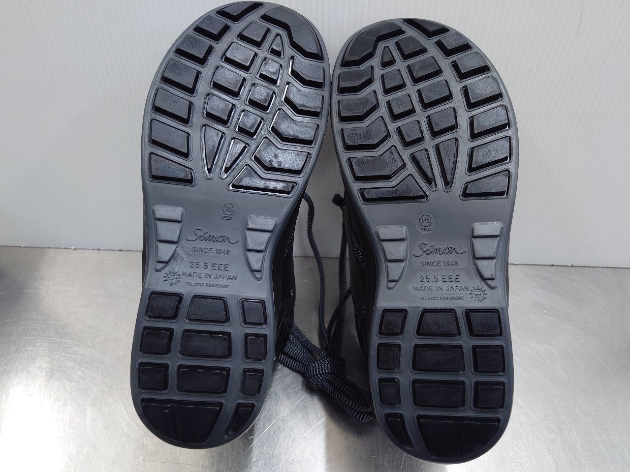 シモン　Simon　ＳＸ3層底安全靴　WS22黒　サイズ25.5　囗T巛