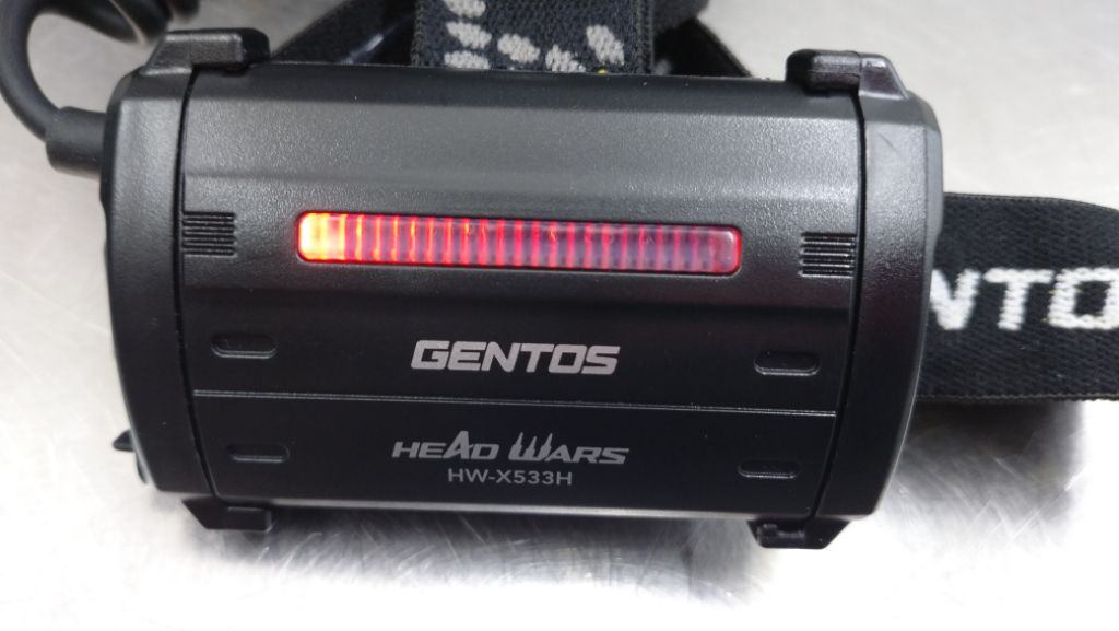 未使用品 GENTOS 充電式LEDヘッドライト HW-X533H 2022年製囗T巛