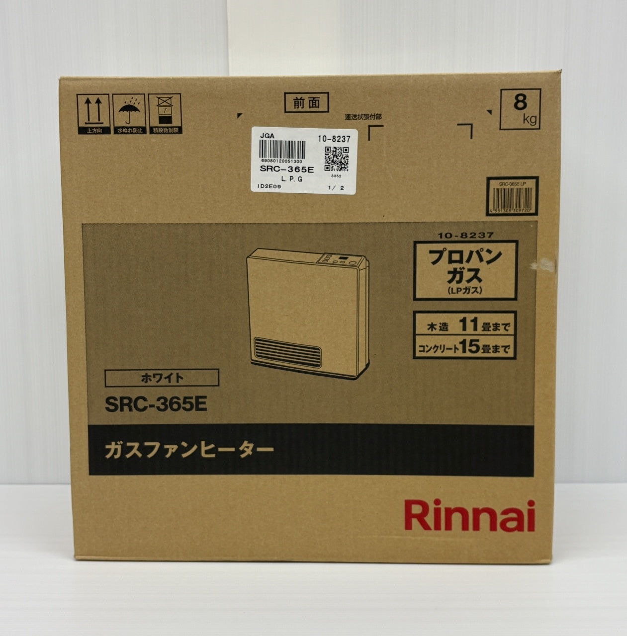 送料無料 未使用！リンナイ プロパンガス用ガスファンヒーター SRC-365E 2021年製囗T巛