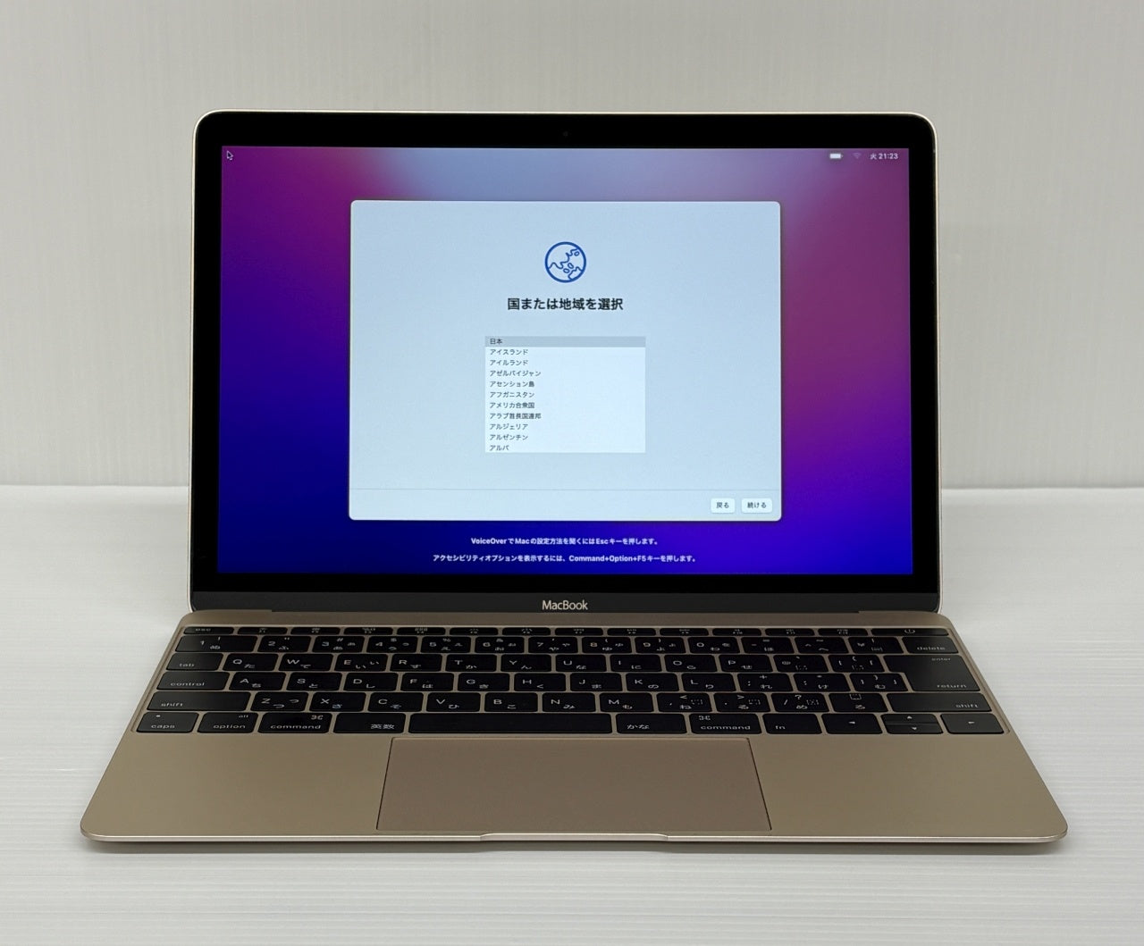 Apple MacBook Retina 12-inch Early 2016 MLHE2J/A ゴールド Intel Core M3/SSD256GB/8GB囗T巛